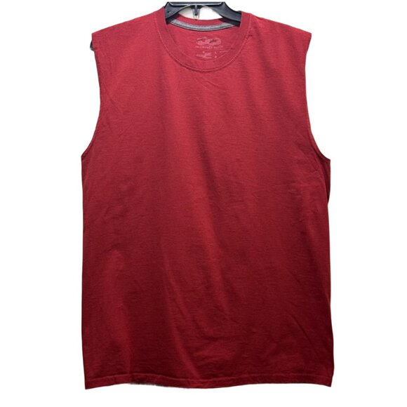 Men Burgundy Tank Top Size L - Picture 1 of 4